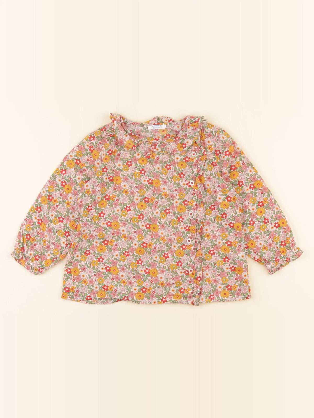 Boutchou - blouse multicolore - 24 mois