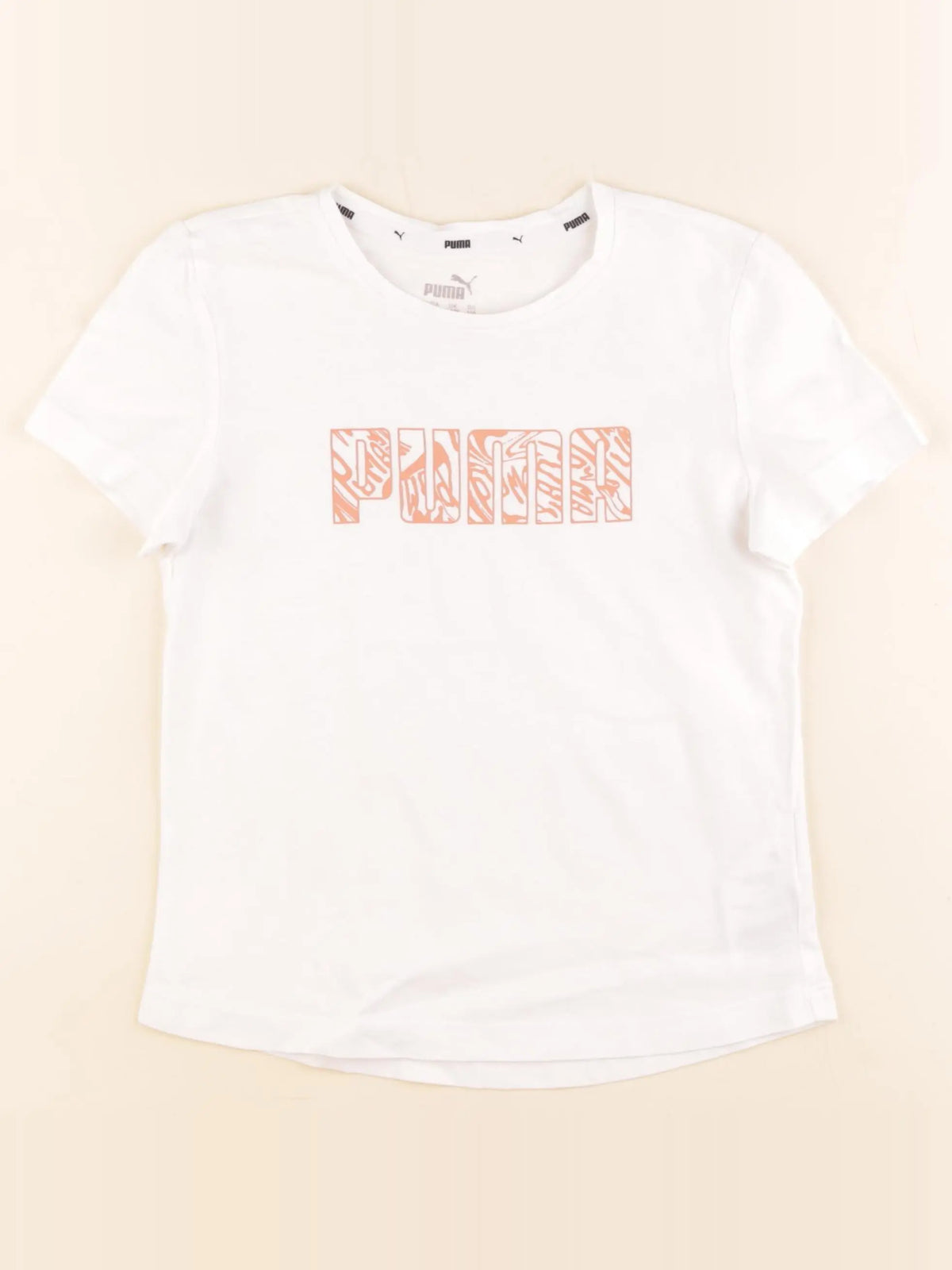 Puma - tee-shirt blanc - 9/10 ans