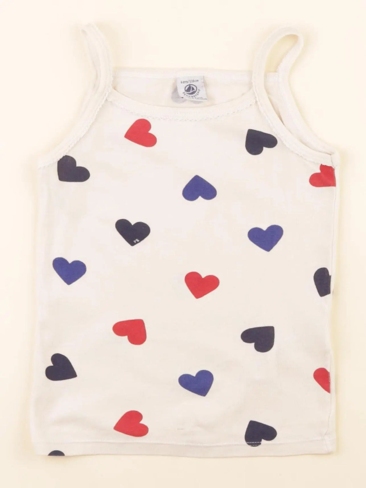 Petit Bateau - maillot de corps beige - 6 ans