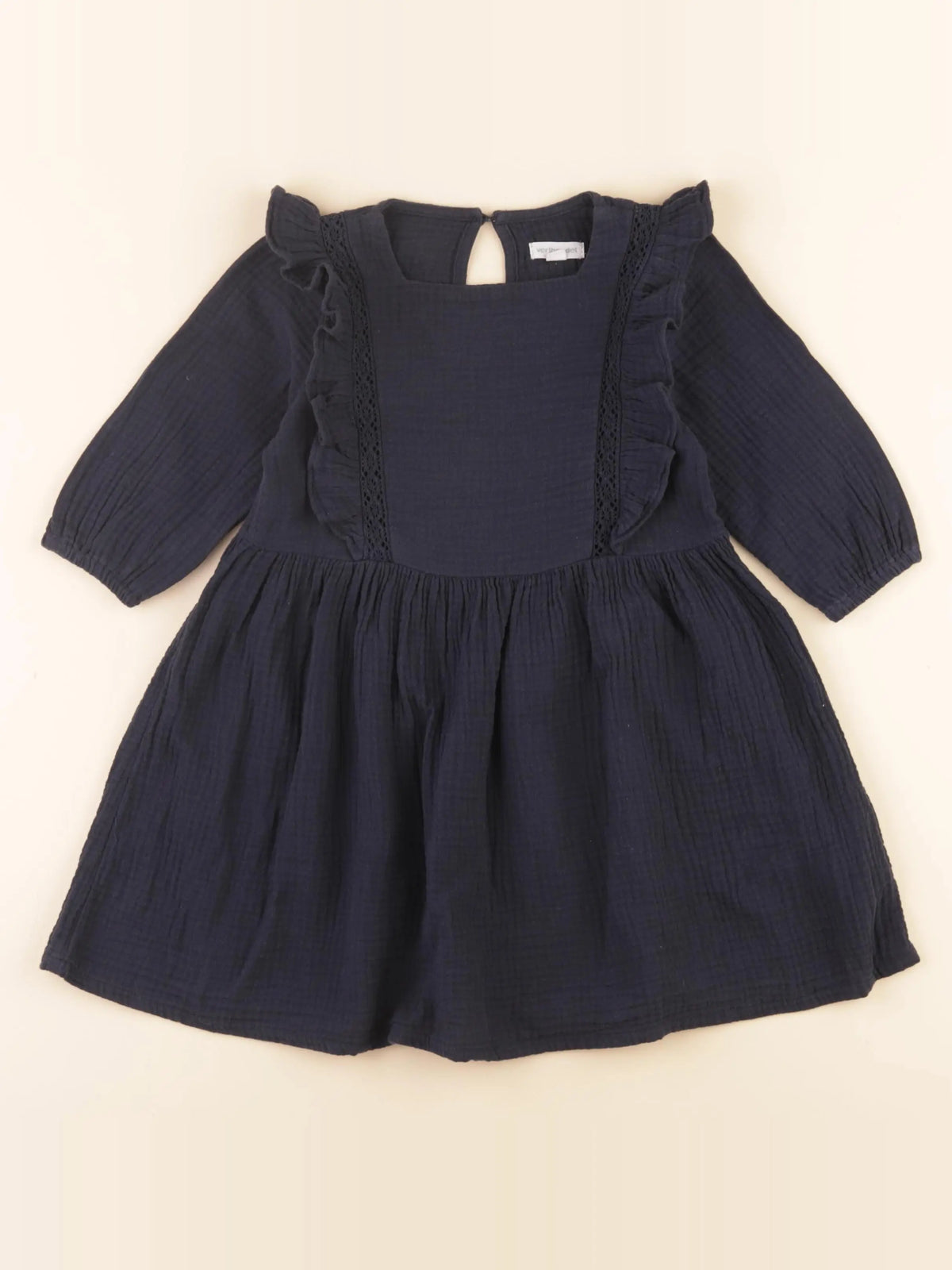 Vertbaudet - robe bleu - 4 ans