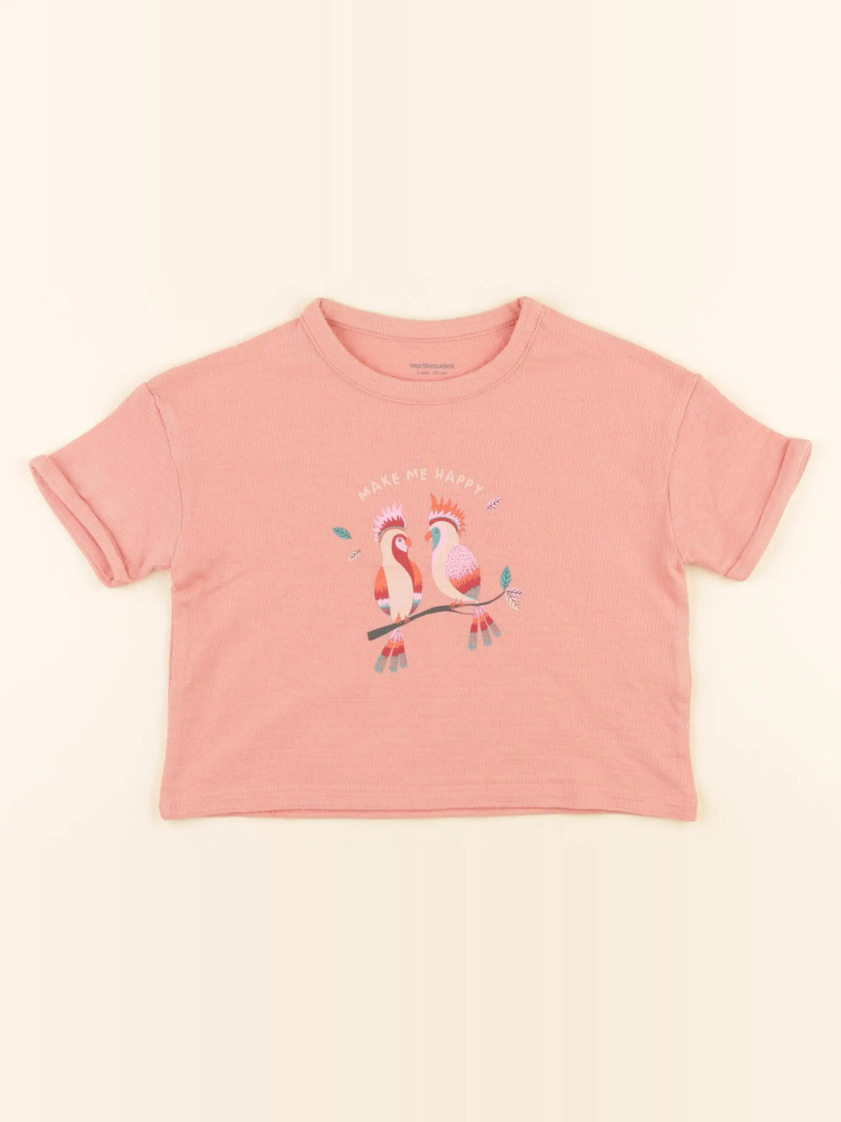 Vertbaudet - tee-shirt rose - 3 ans