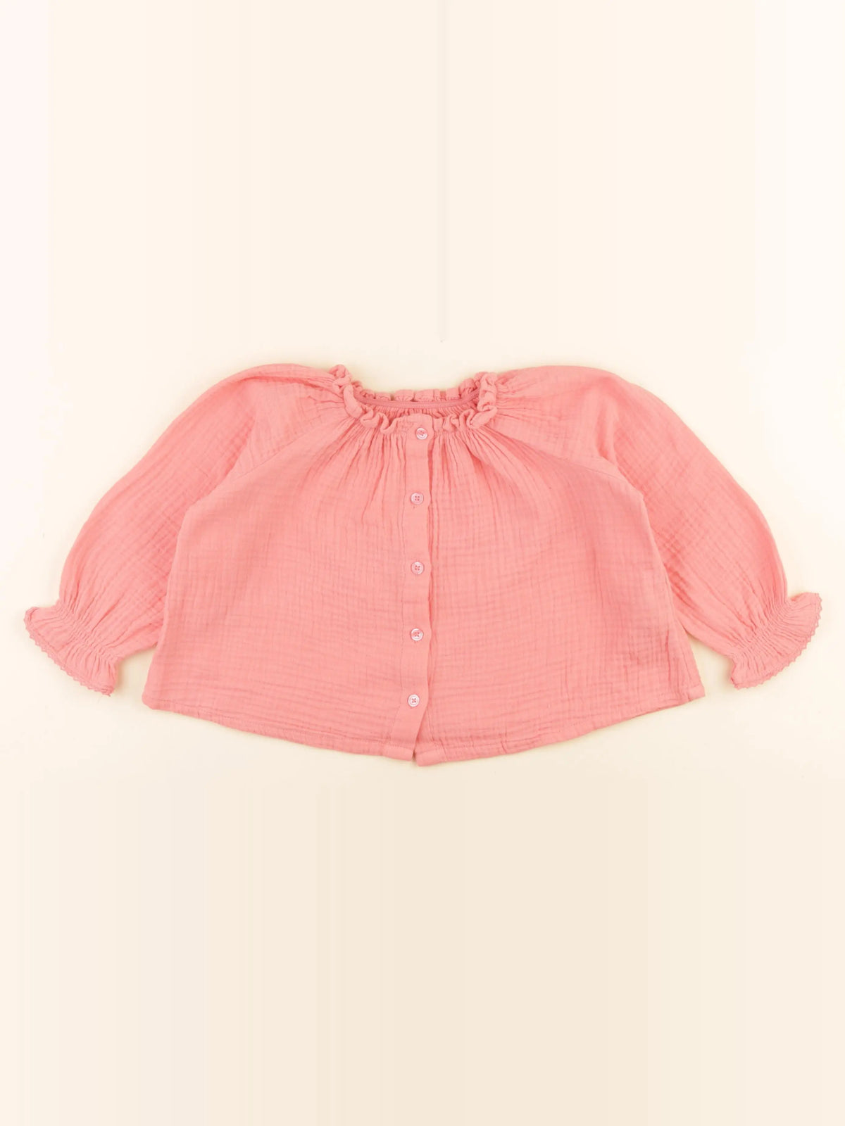 Vertbaudet - blouse rose - 3 ans
