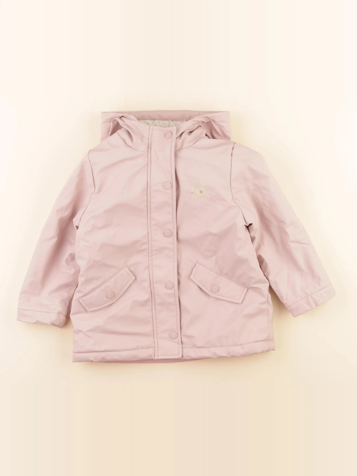Vertbaudet - imperméable rose - 4 ans