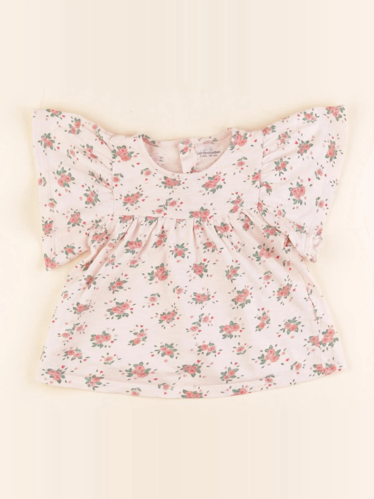 Vertbaudet - tee-shirt rose - 3 ans