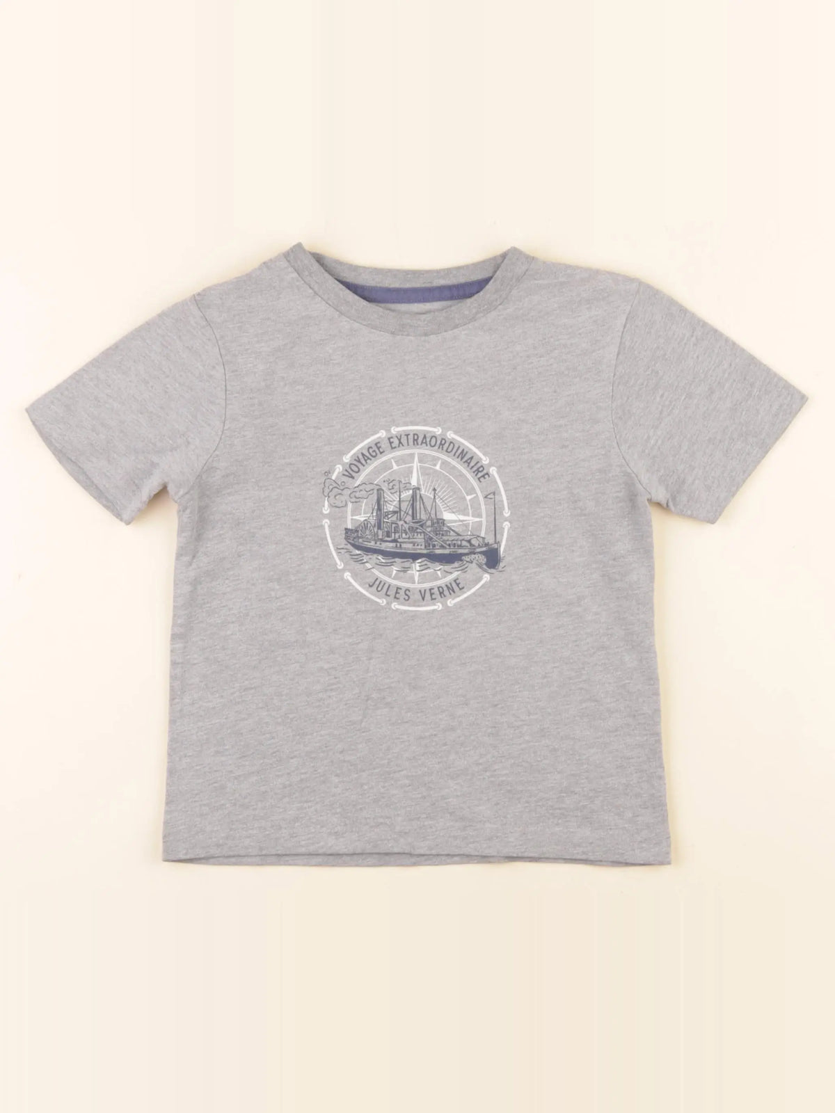 Cyrillus - tee-shirt gris - 4 ans