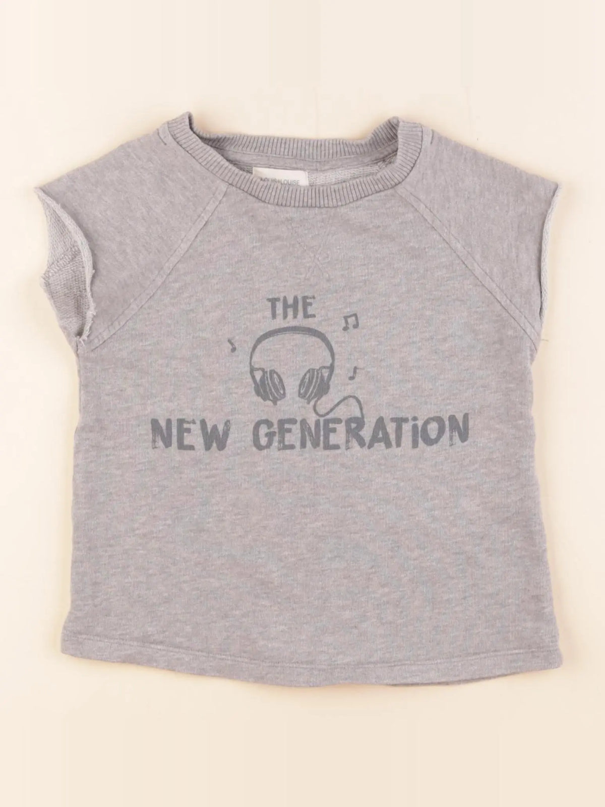 Louis Louise - tee-shirt gris - 3 ans