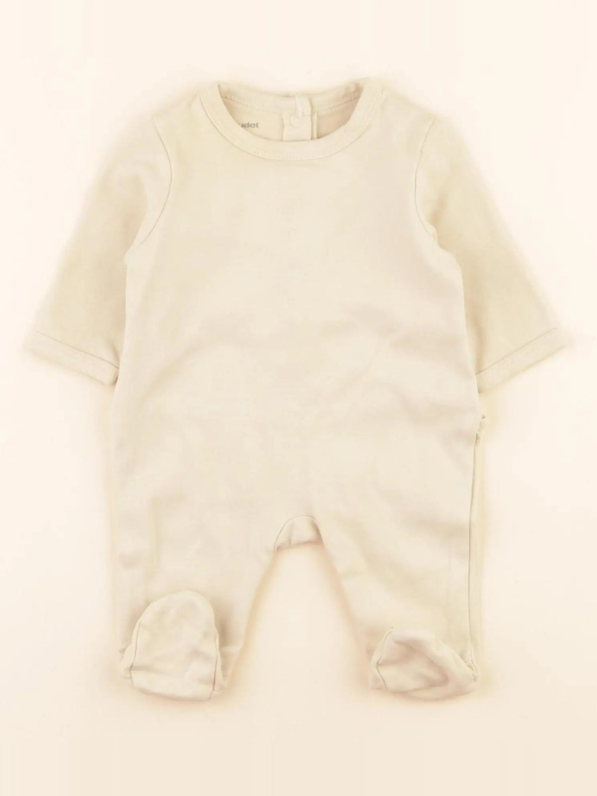 Vertbaudet - pyjama coton jaune - 1 mois