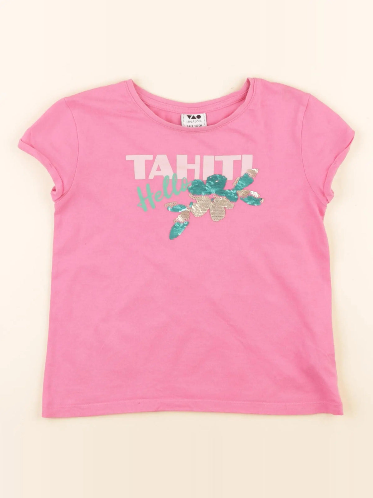 Tape à l'oeil - tee-shirt rose - 5 ans