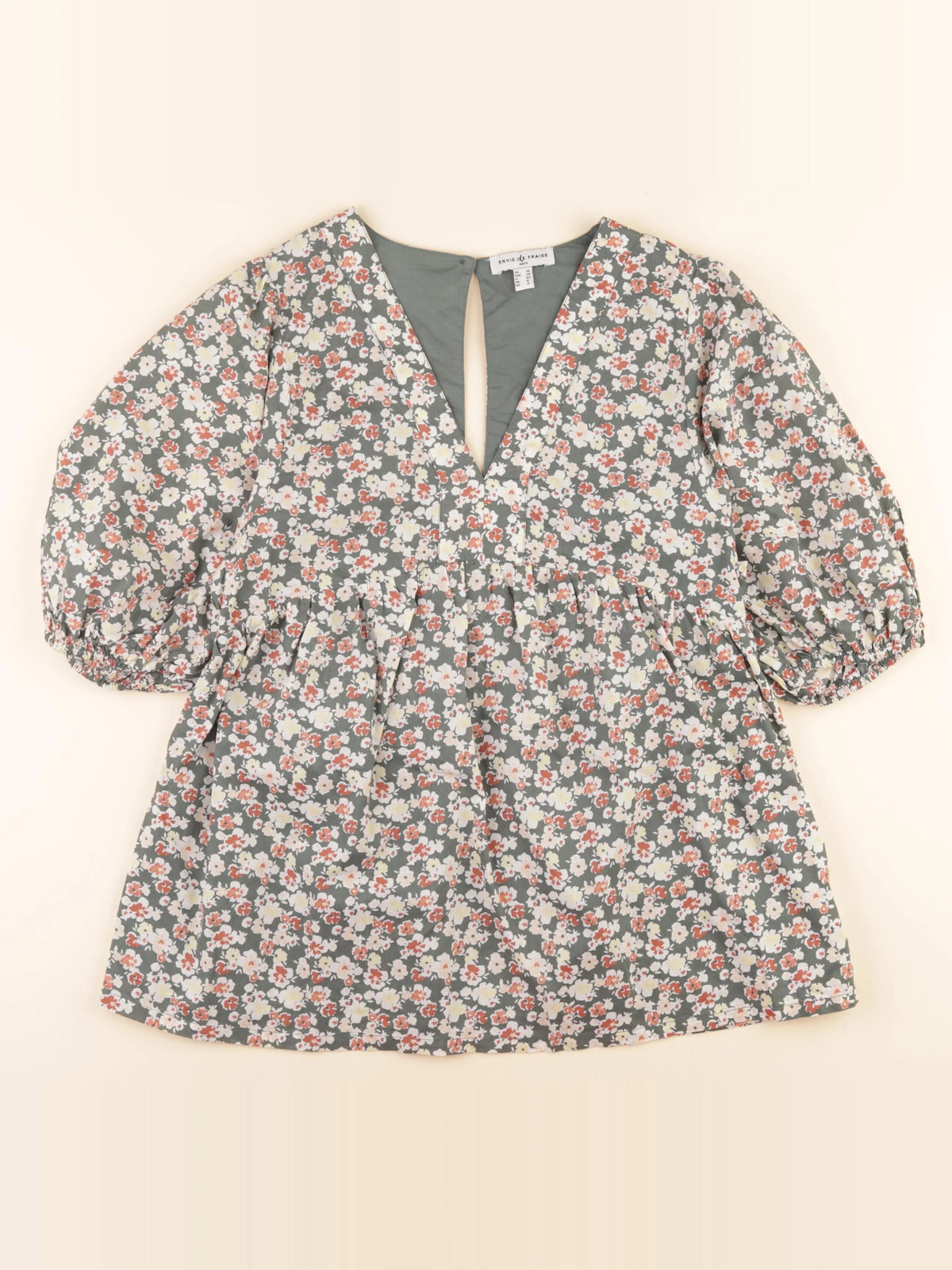 Envie de fraise - blouse grossesse vert - 36