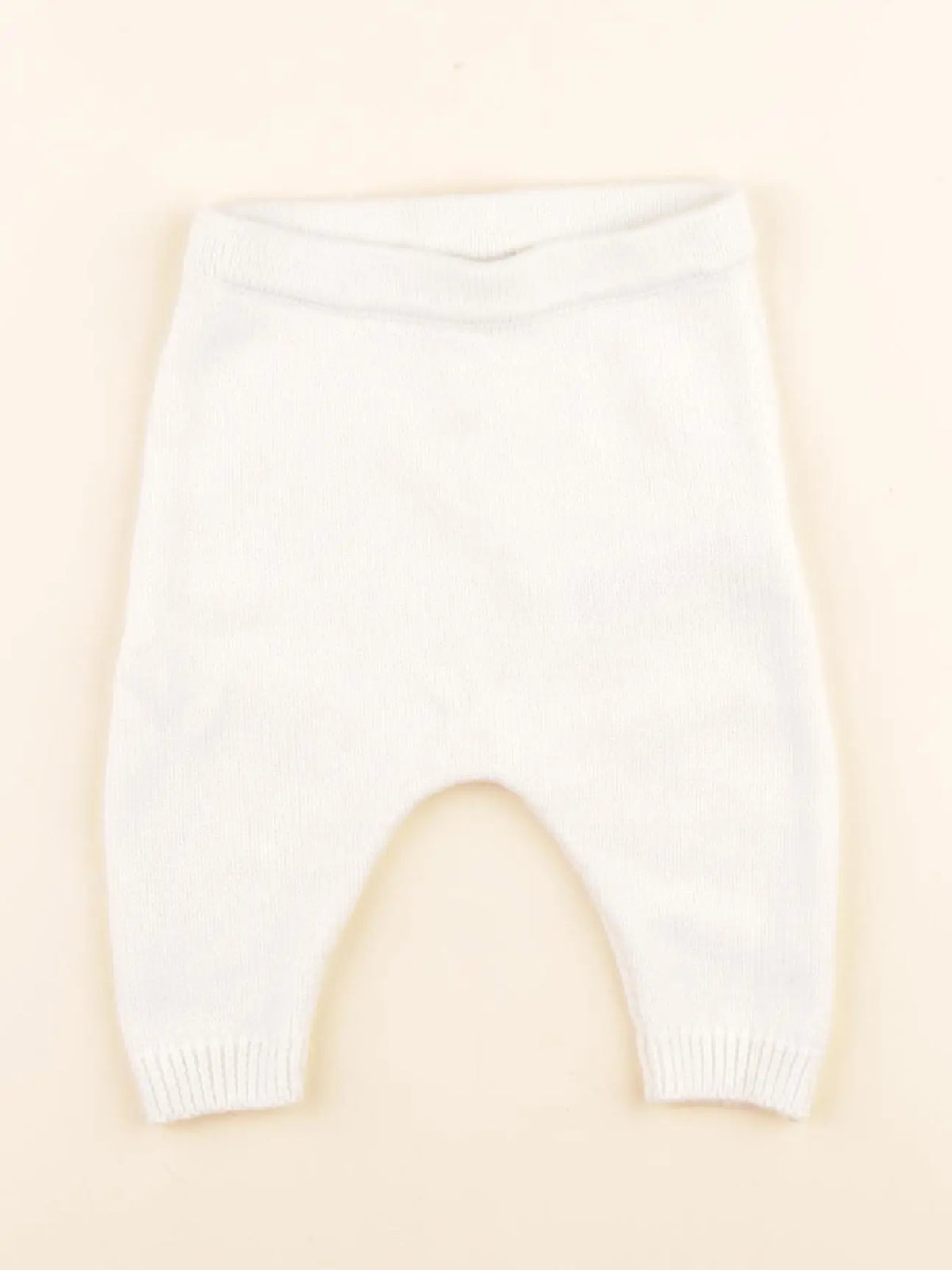 Petit Bateau - sarouel blanc - 3 mois