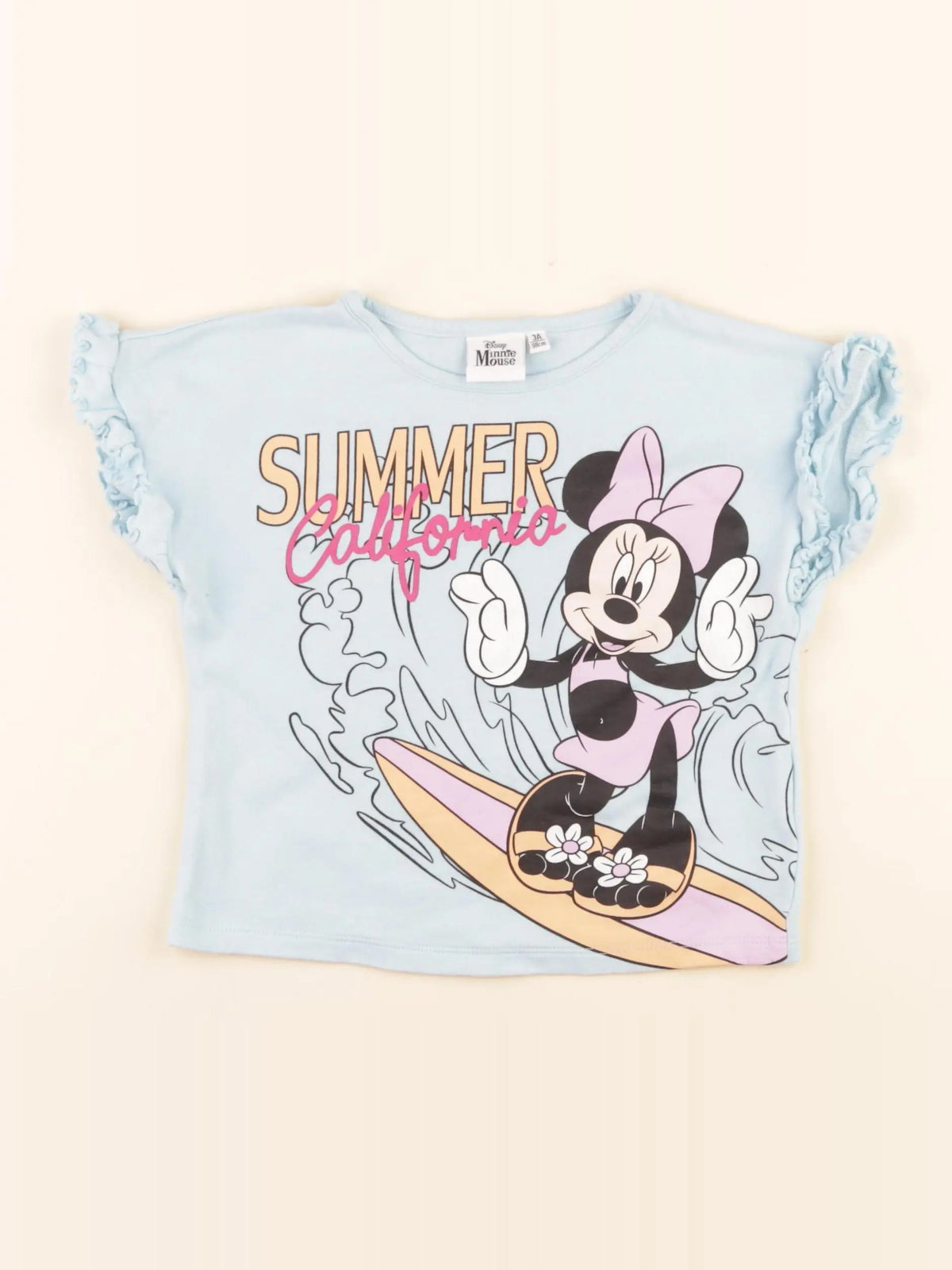 Disney - tee-shirt bleu - 3 ans