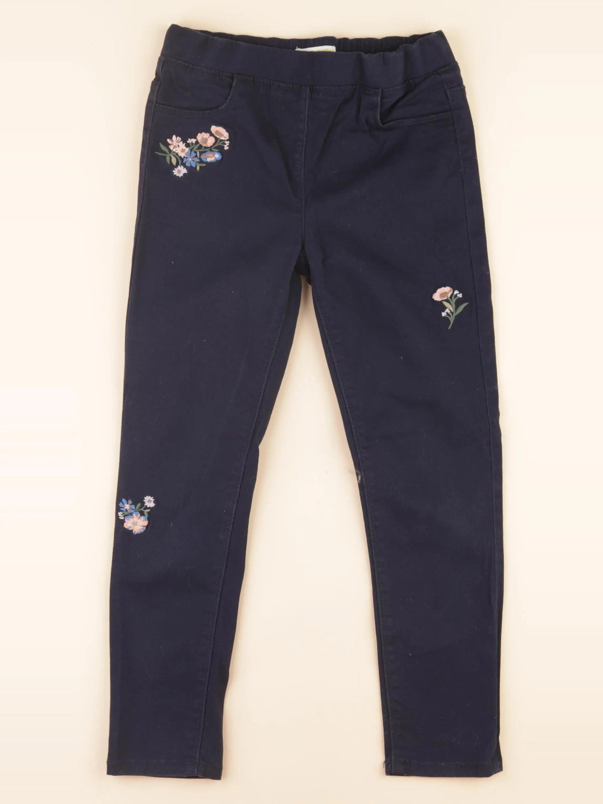 Vertbaudet - jegging bleu - 8 ans