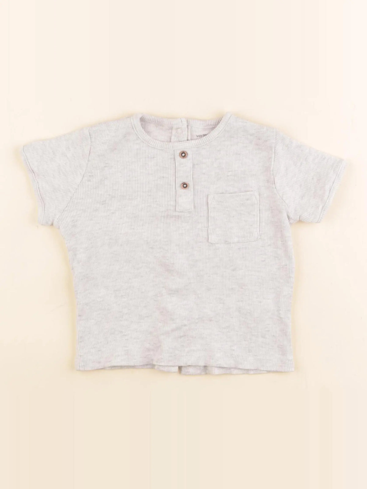 Vertbaudet - tee-shirt gris - 18 mois