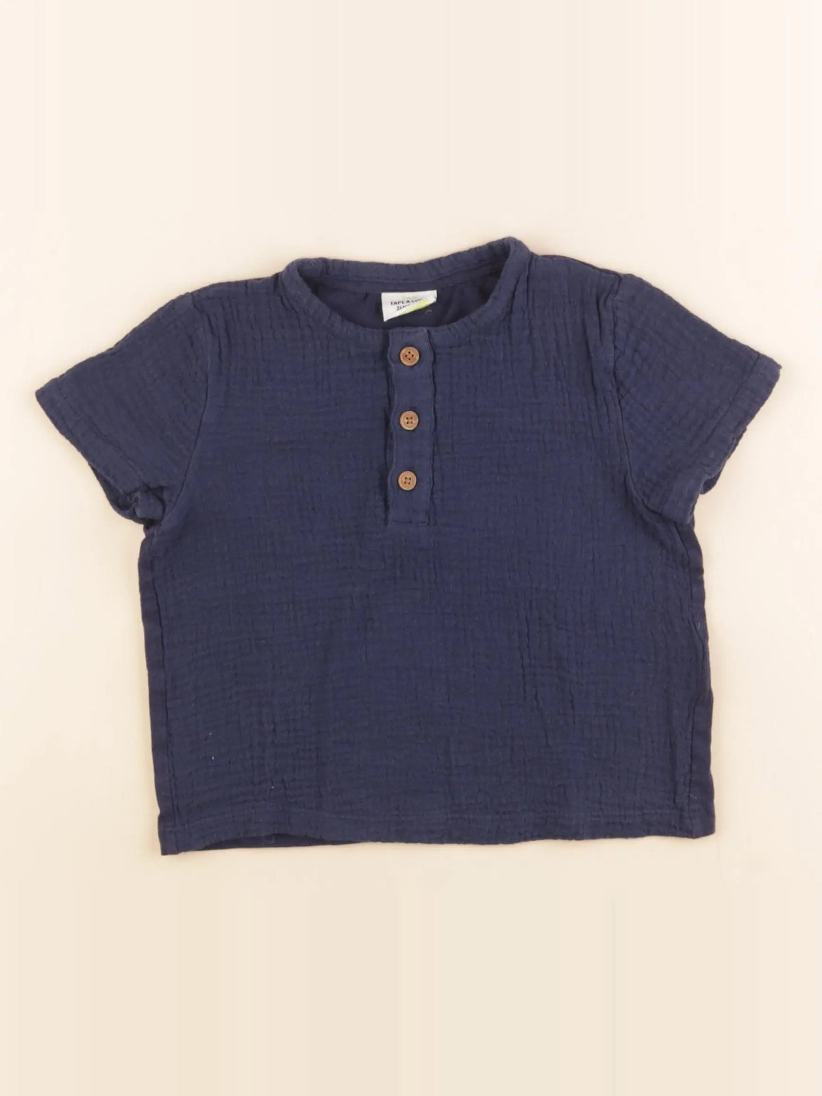 Tape à l'oeil - chemise bleu - 24 mois