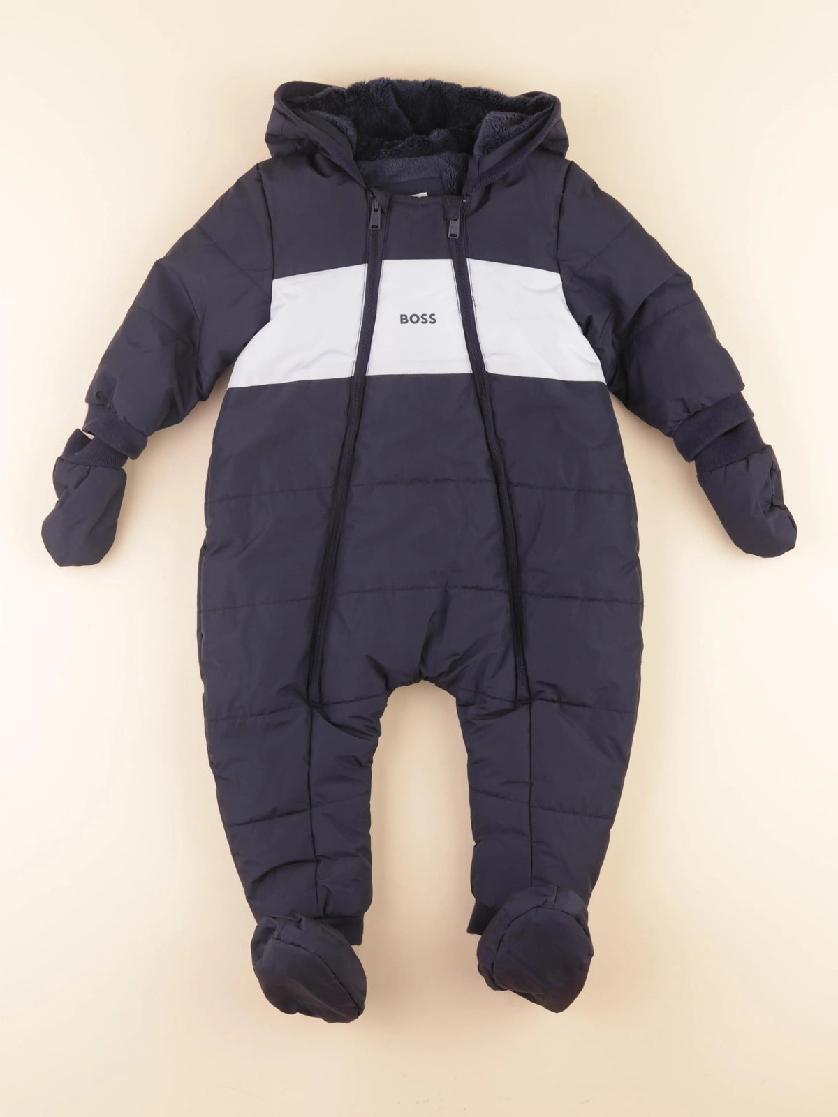 Hugo Boss - combi-pilote bleu - 18 mois