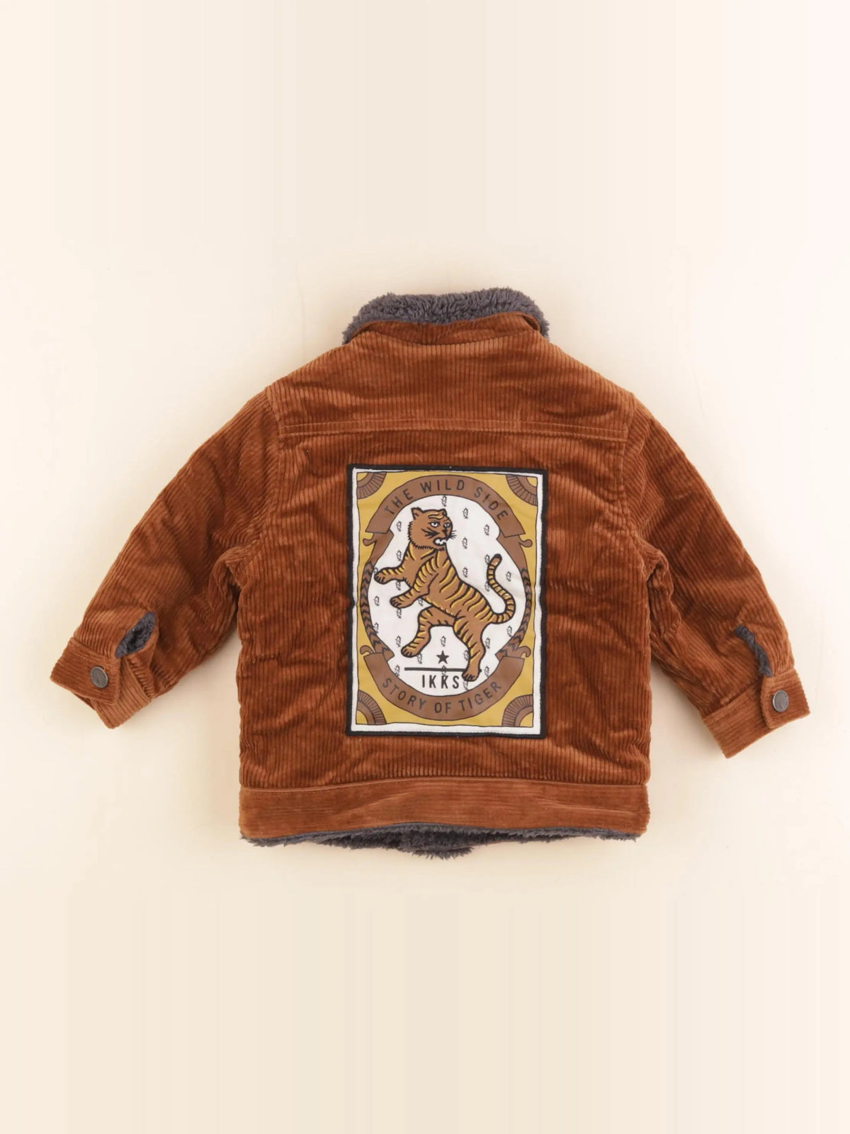 IKKS - veste réversible marron - 12 mois