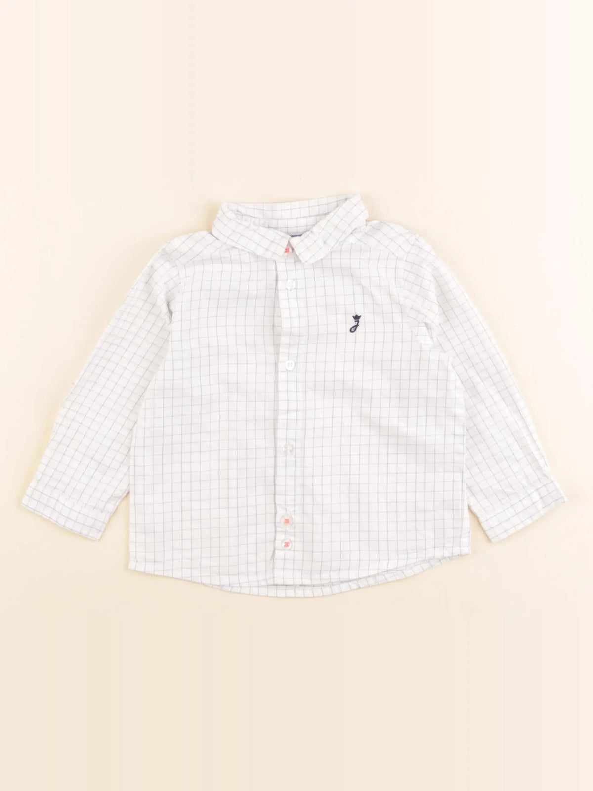 Jacadi - chemise blanc - 12 mois