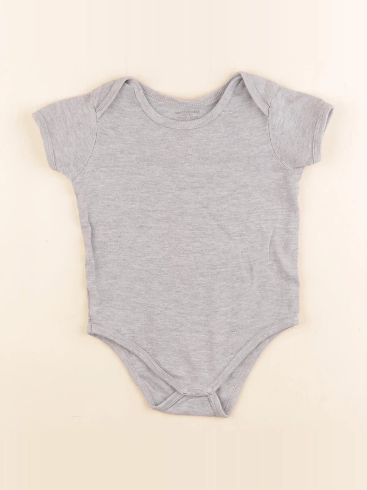 Vertbaudet - body gris - 24 mois