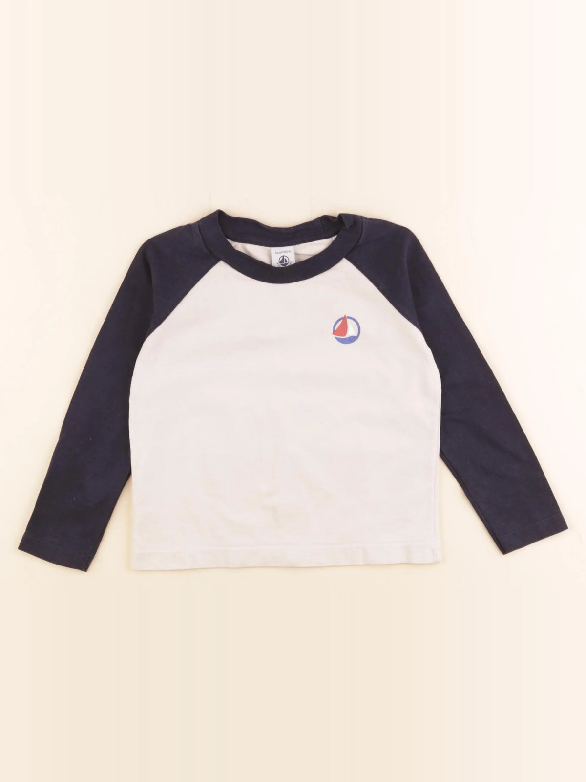 Petit Bateau - tee-shirt beige - 4 ans