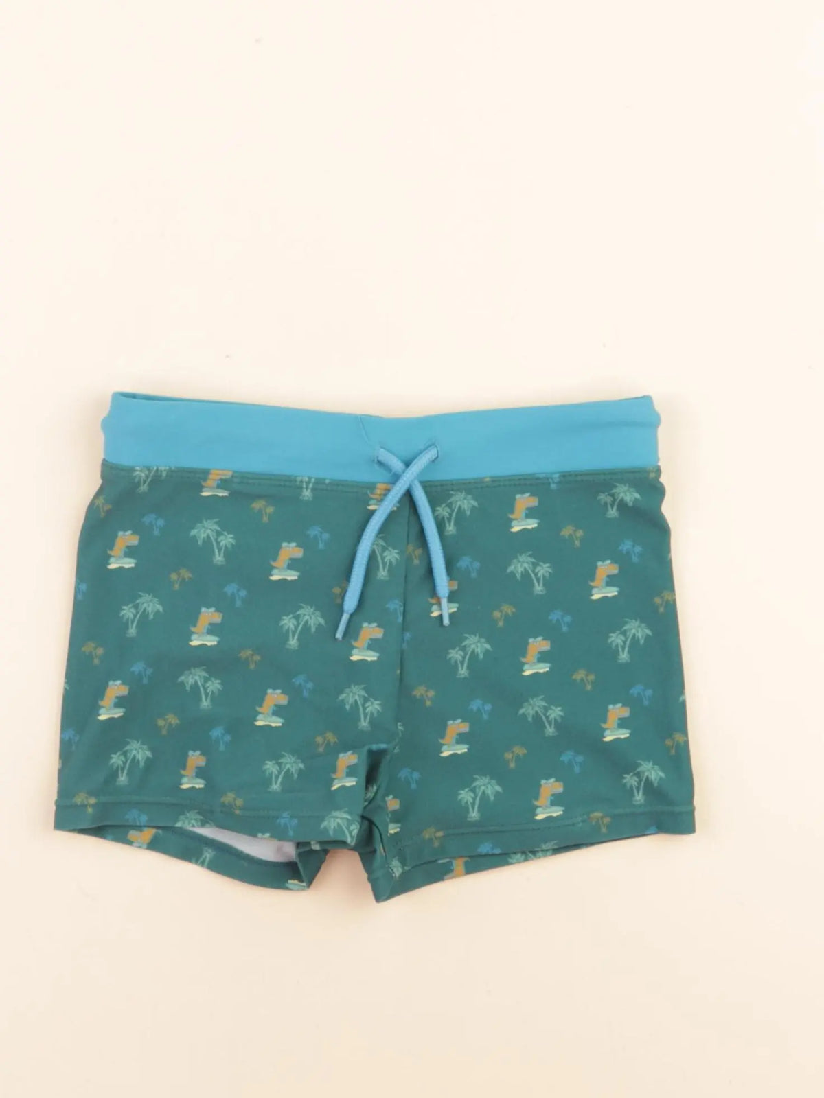 Vertbaudet - maillot de bain vert, bleu - 6 ans