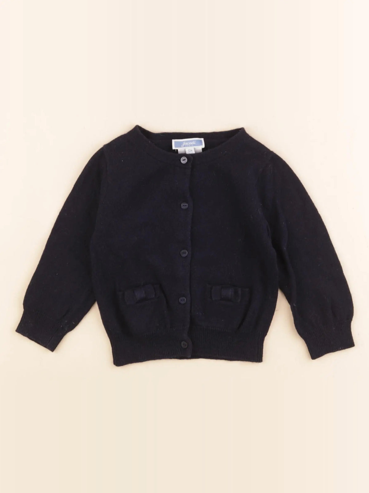 Jacadi - gilet bleu - 12 mois