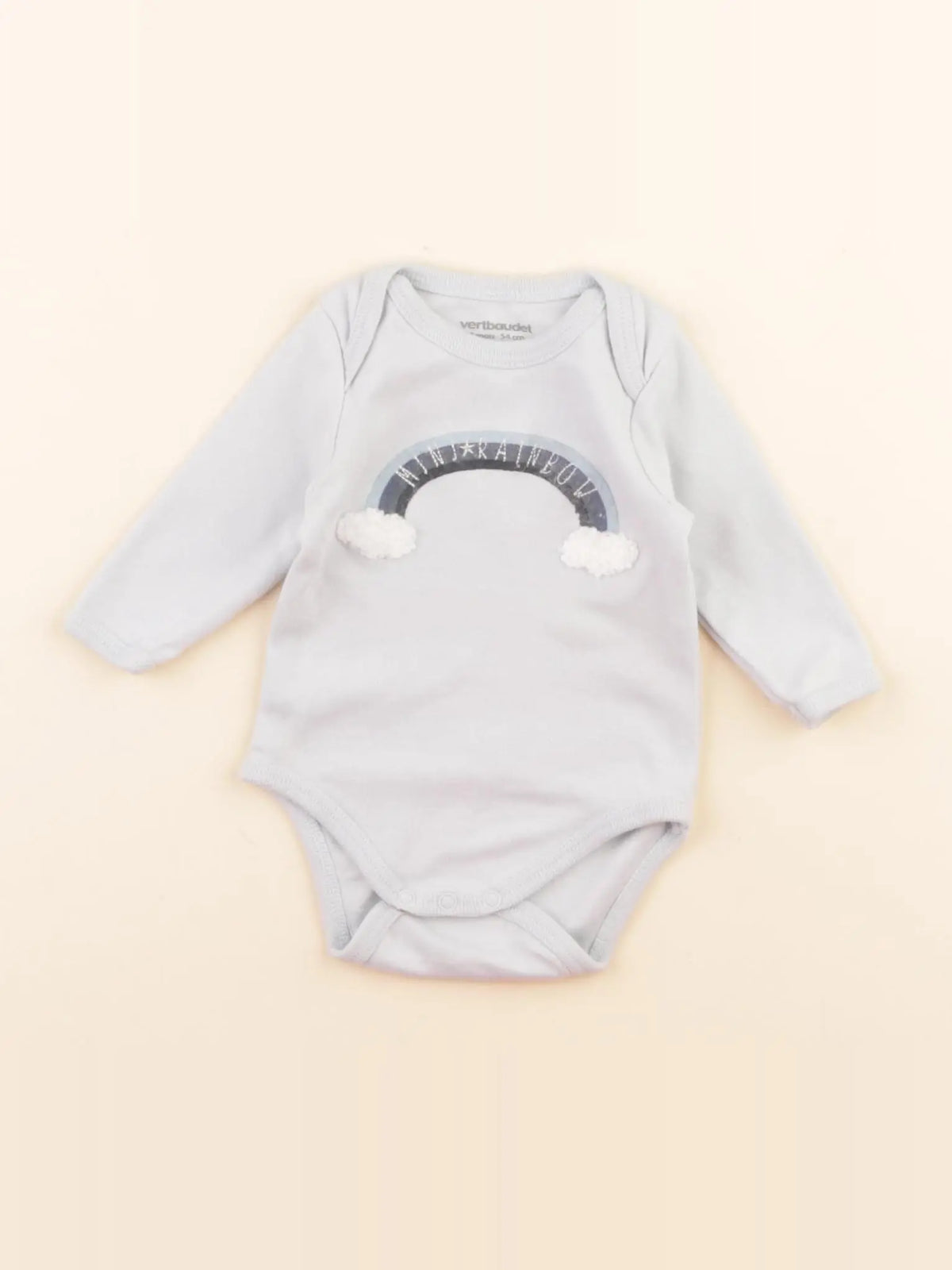 Vertbaudet - body bleu - 1 mois
