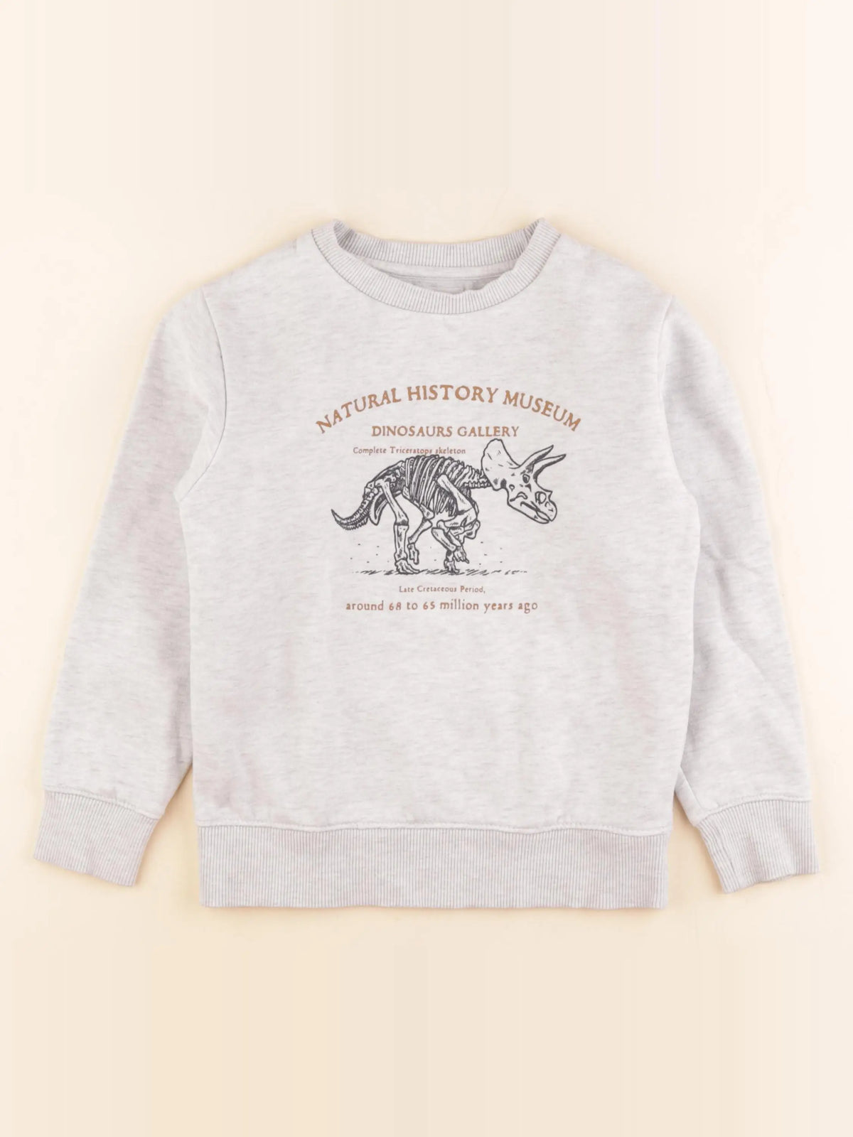 Vertbaudet - sweat gris - 8 ans