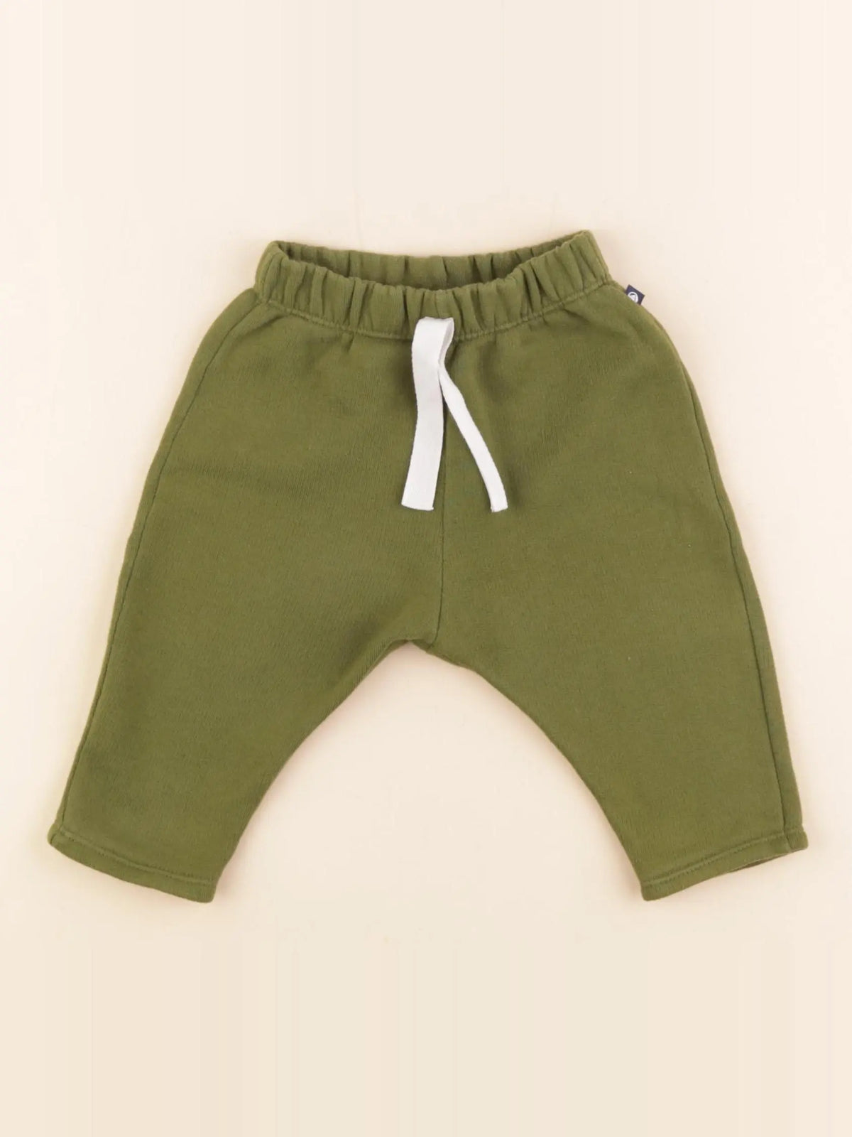 Petit Bateau - jogging vert - 6 mois
