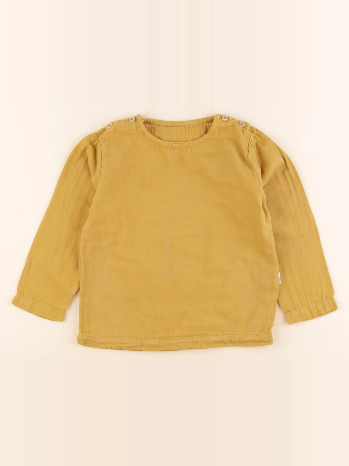 Poudre Organic - chemise jaune - 3 ans