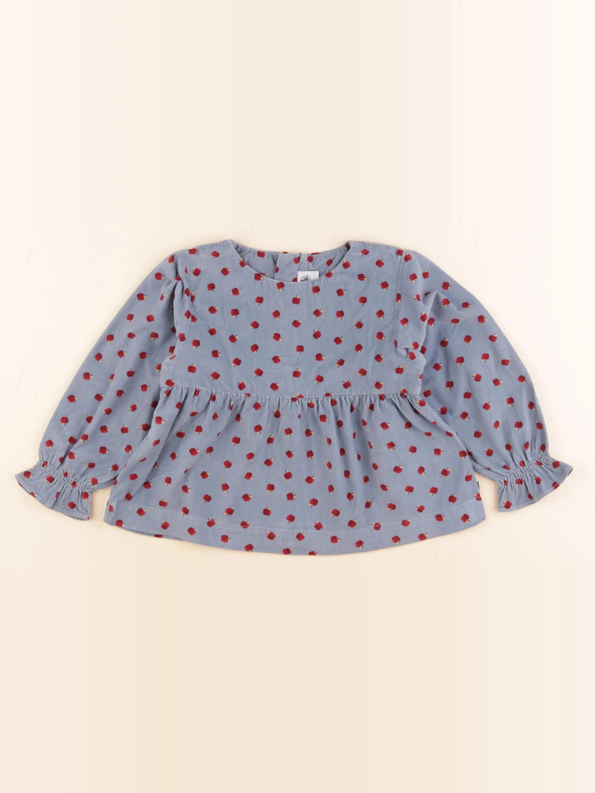 Petit Bateau - blouse bleu - 4 ans