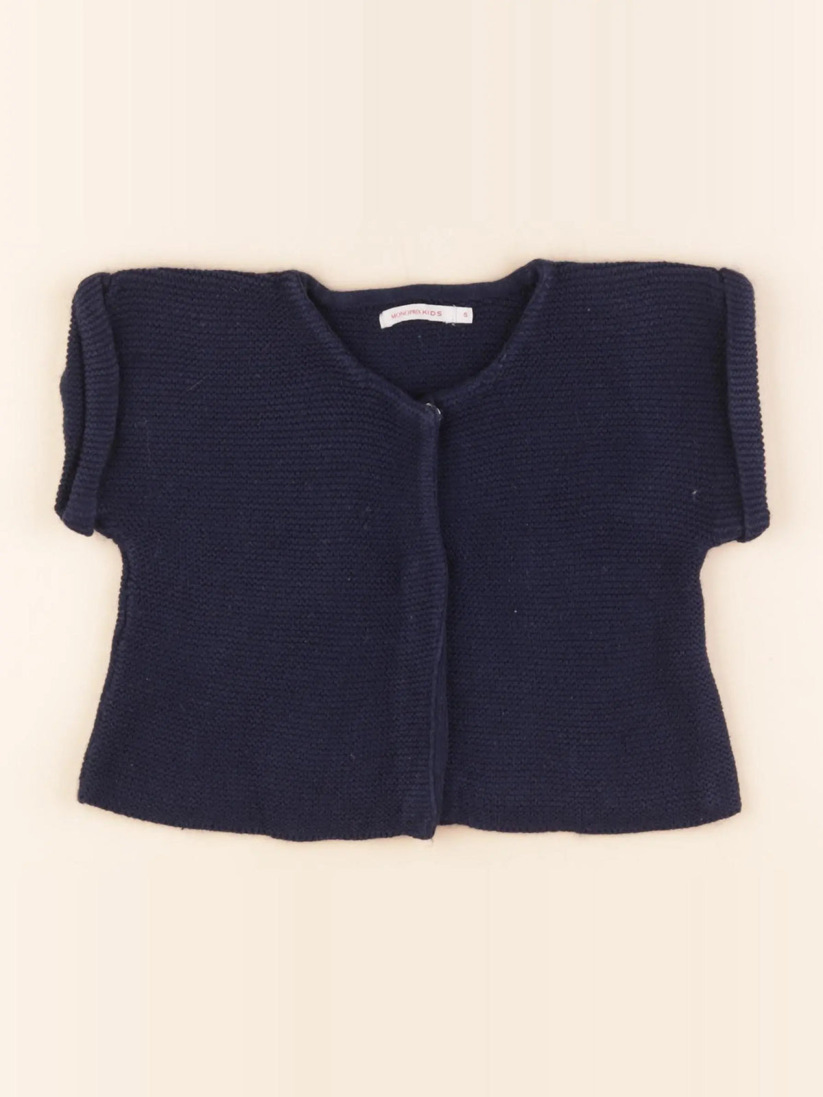Monoprix - gilet bleu - 5 ans