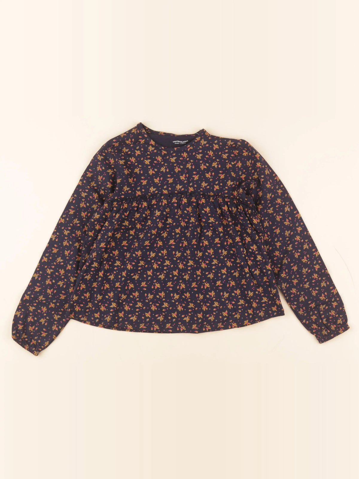 Vertbaudet - tee-shirt bleu - 8 ans