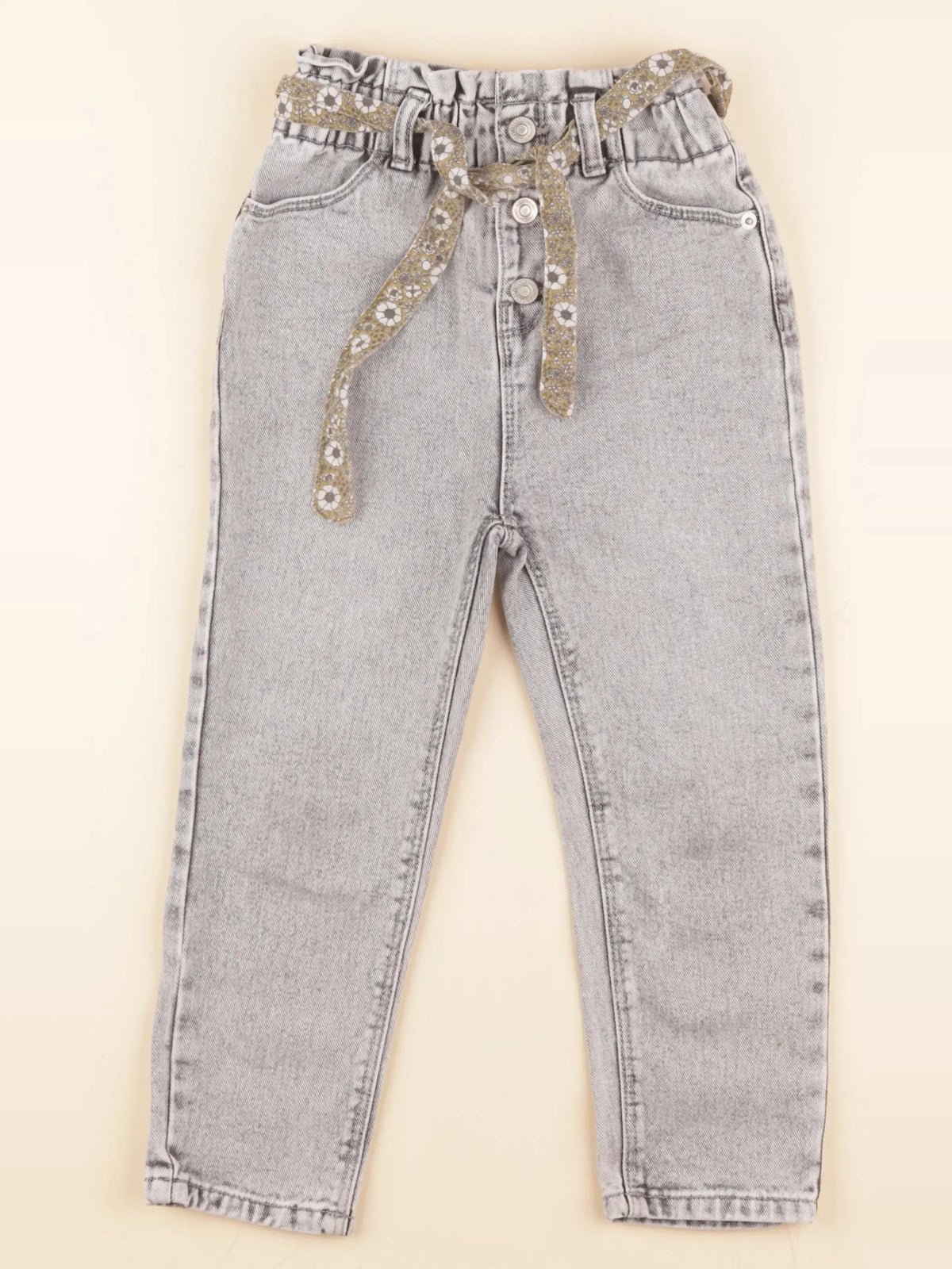 Vertbaudet - jean gris - 5 ans