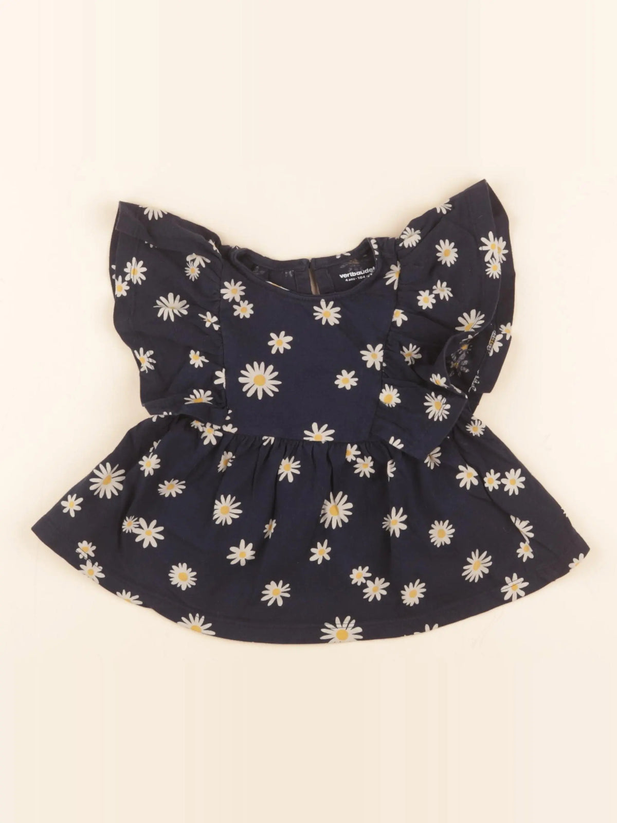 Vertbaudet - robe bleu - 4 ans