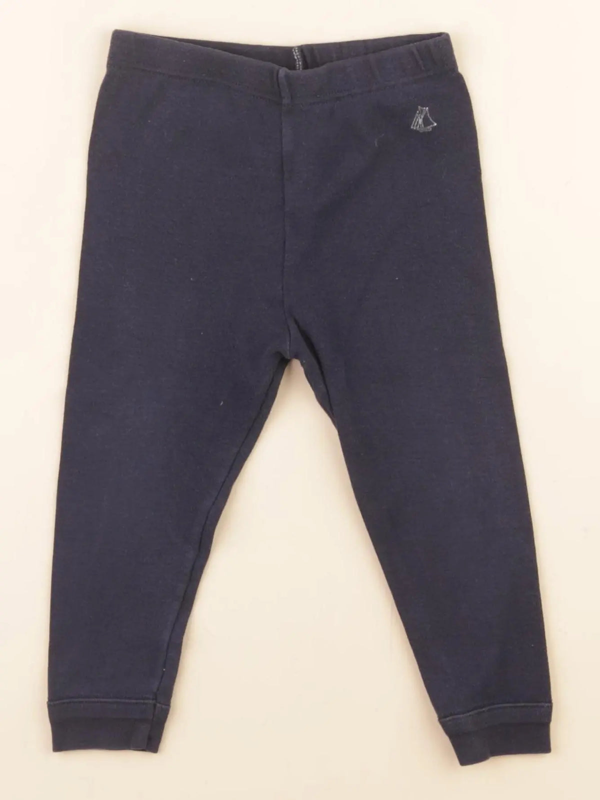Petit Bateau - legging bleu - 18 mois