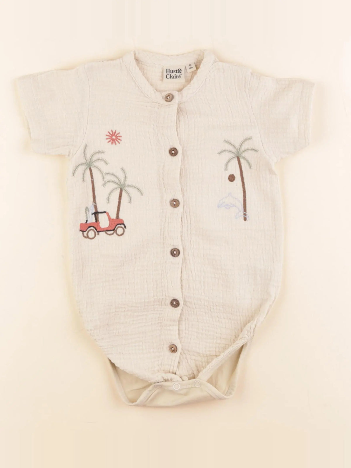 Hust & Claire - combinaison beige - 12 mois