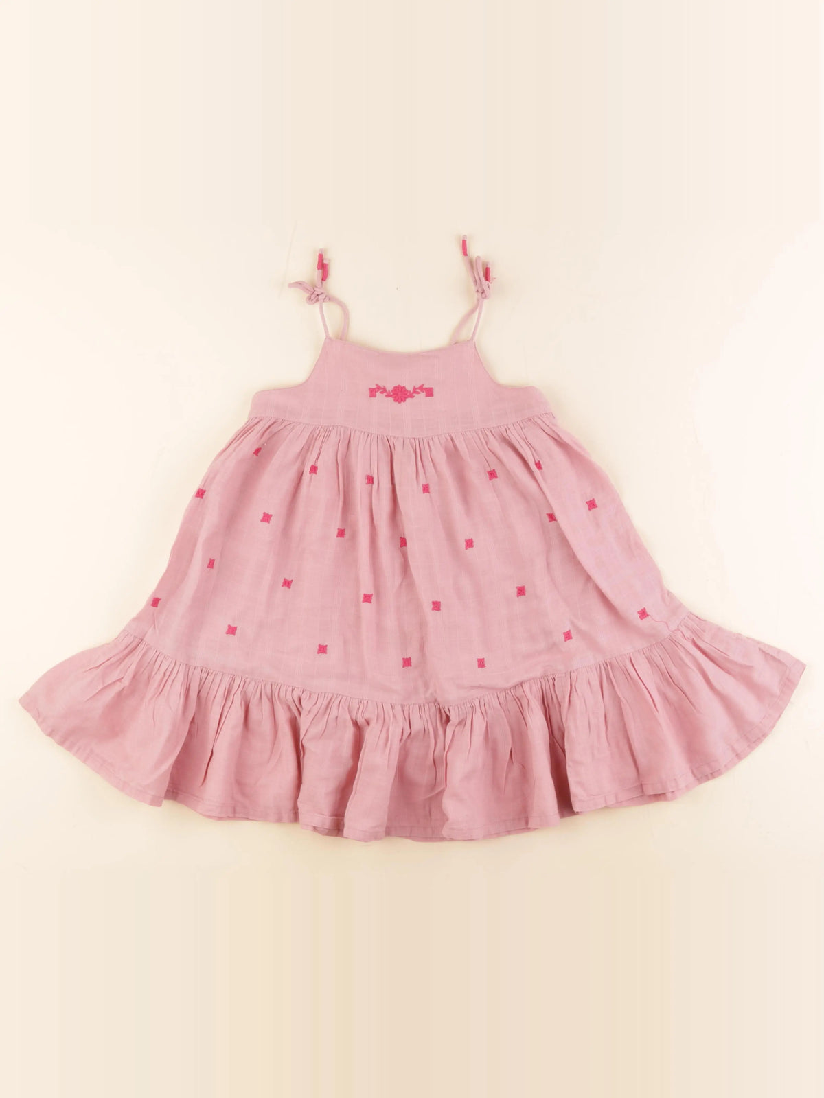 Monoprix - robe rose - 4 ans