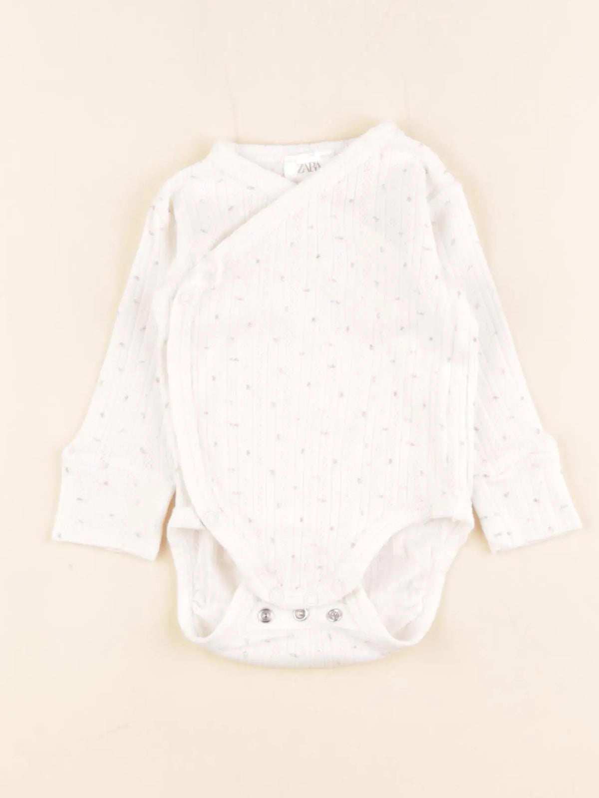 Zara - body blanc - 1/3 mois