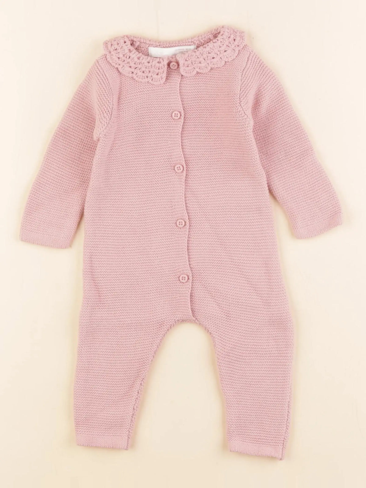 Zara - combinaison rose - 1/3 mois