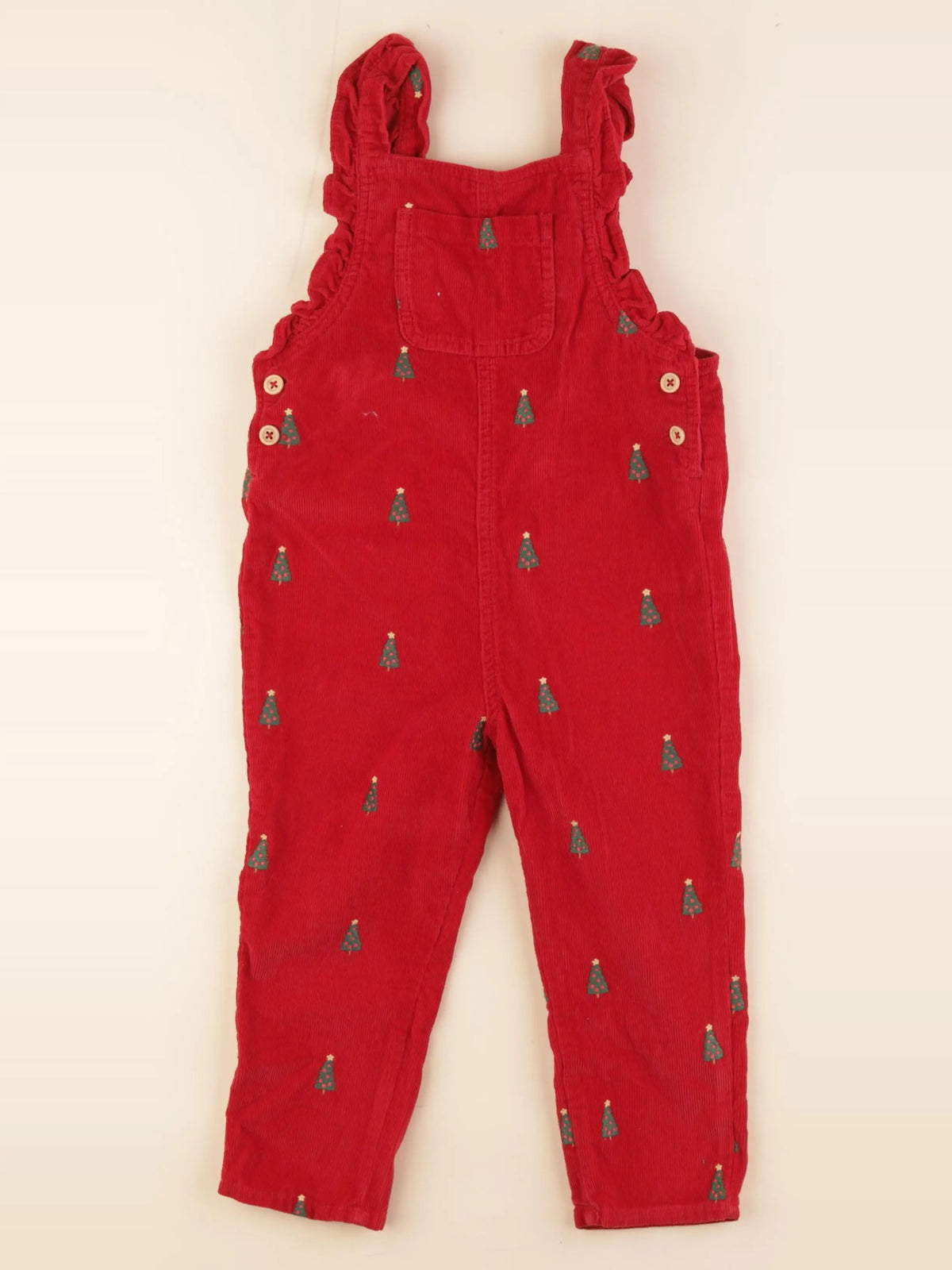 Boutchou - salopette rouge - 3 ans