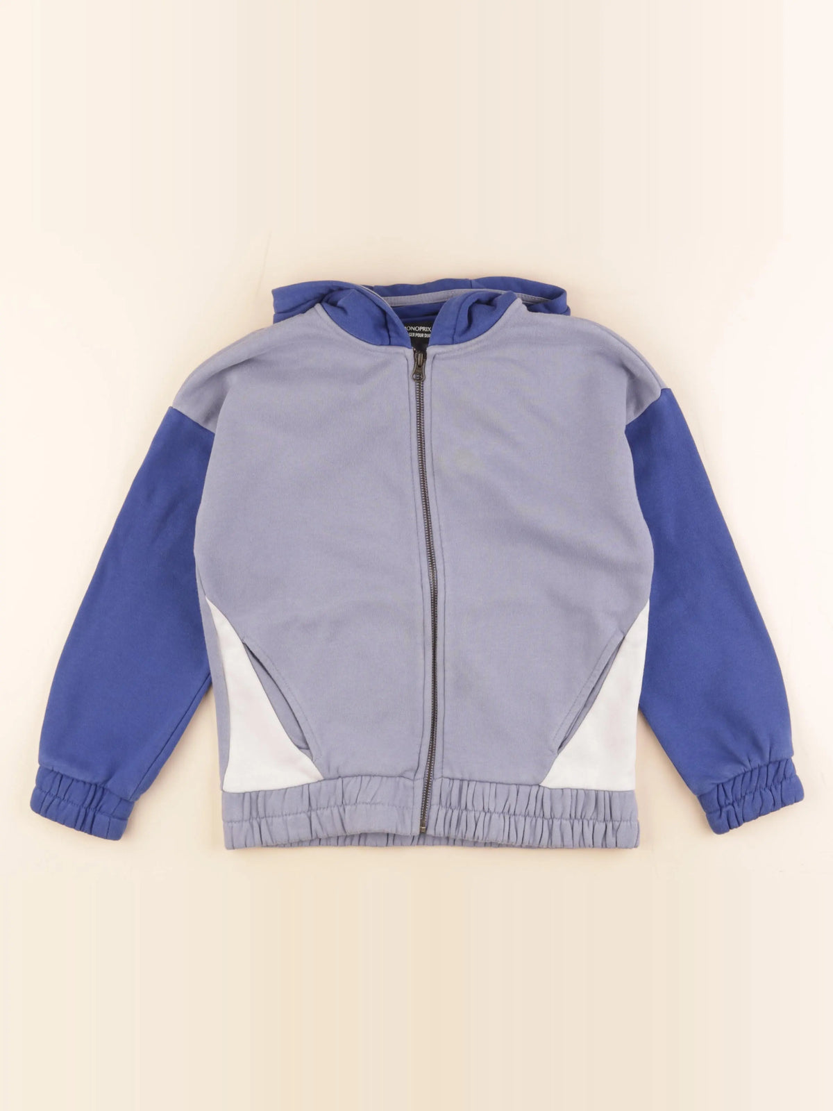 Monoprix - sweat bleu - 10 ans