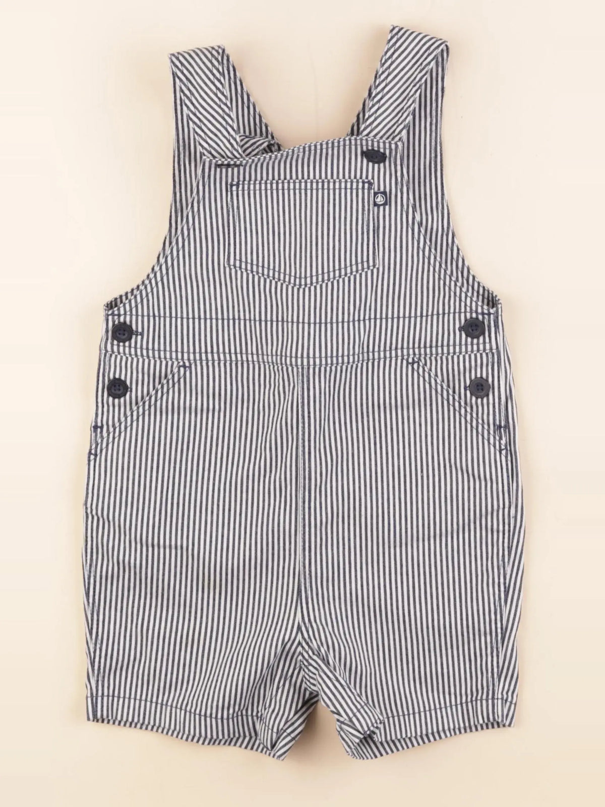 Petit Bateau - salopette bleu - 24 mois
