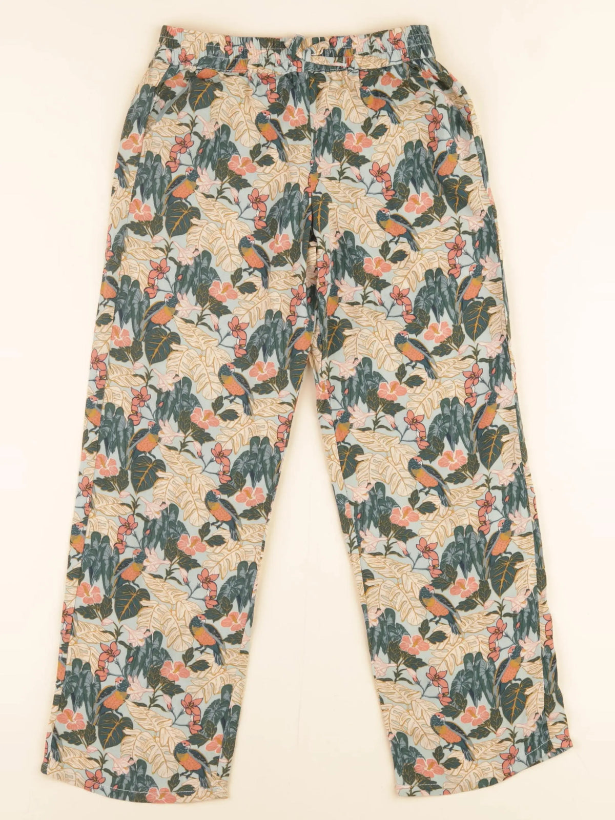 Vertbaudet - pantalon vert - 8 ans