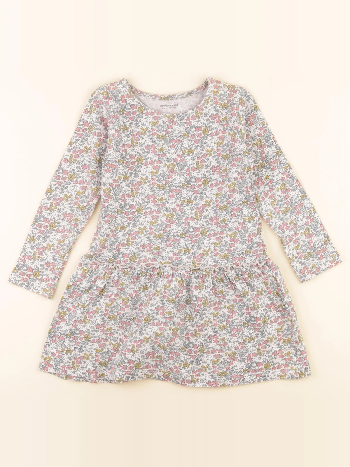 Vertbaudet - robe multicolore - 4 ans