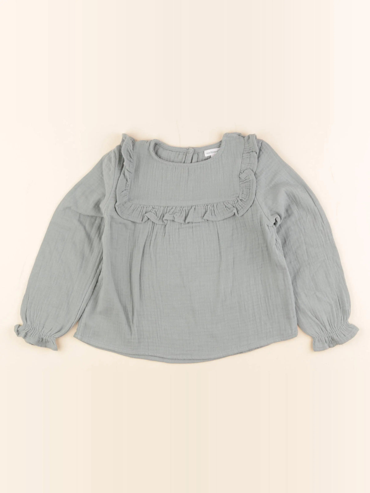 Vertbaudet - blouse vert - 5 ans