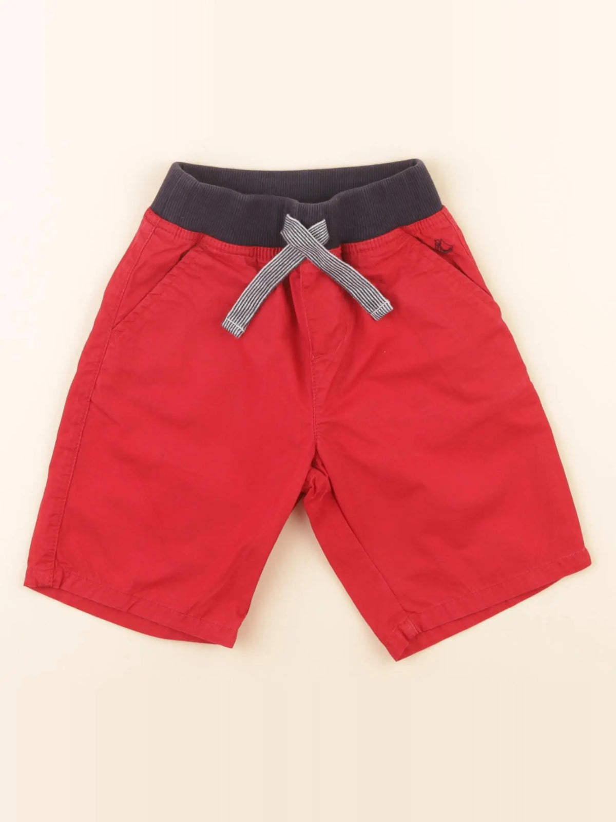 Petit Bateau - short rouge - 4 ans