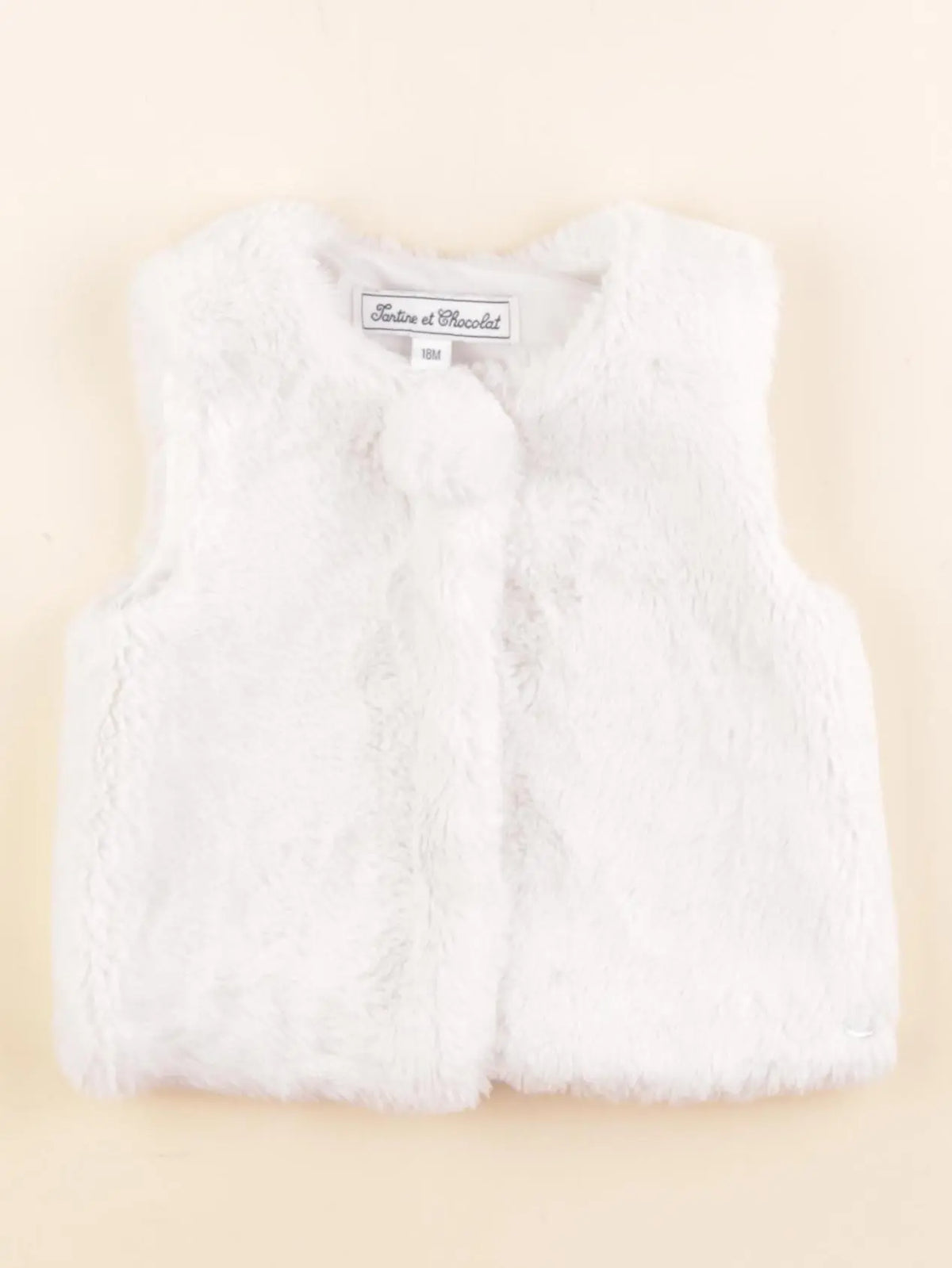 Tartine & Chocolat - gilet blanc - 18 mois