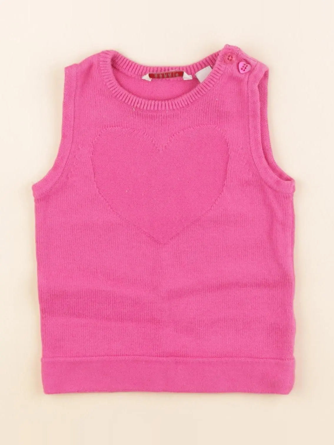 Esprit - pull rose - 3 mois