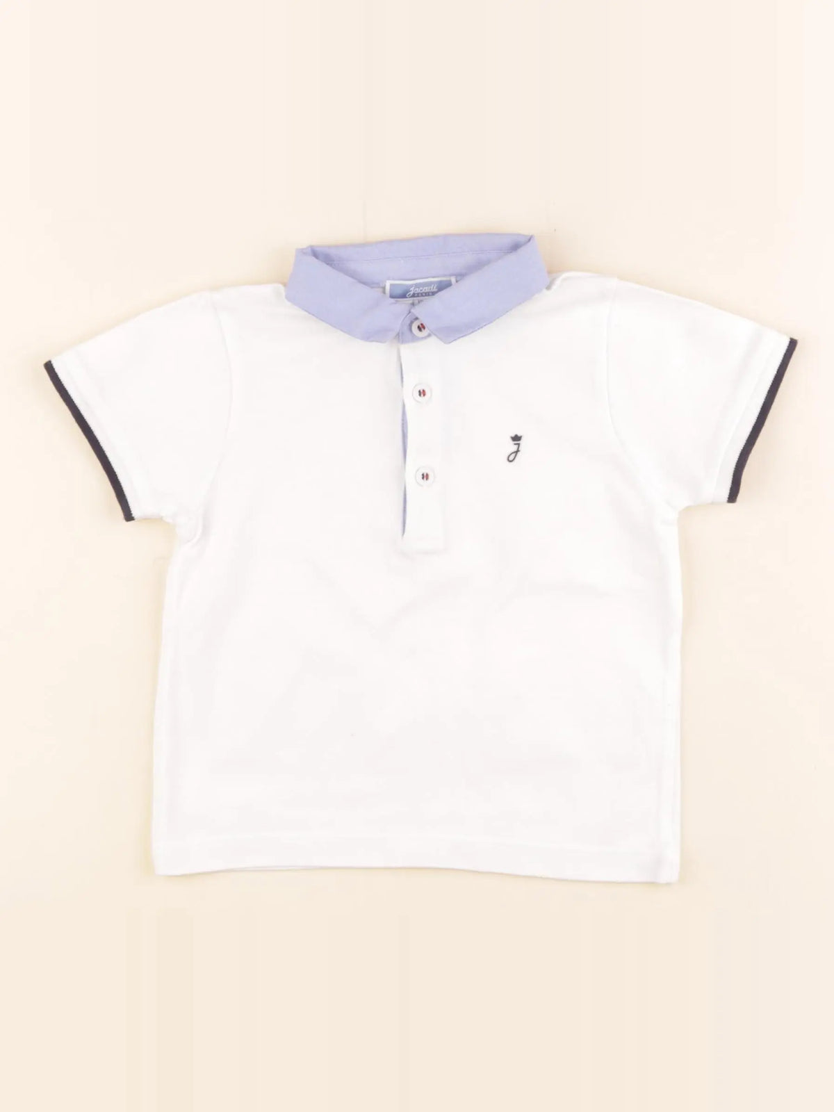 Jacadi - polo blanc - 18 mois