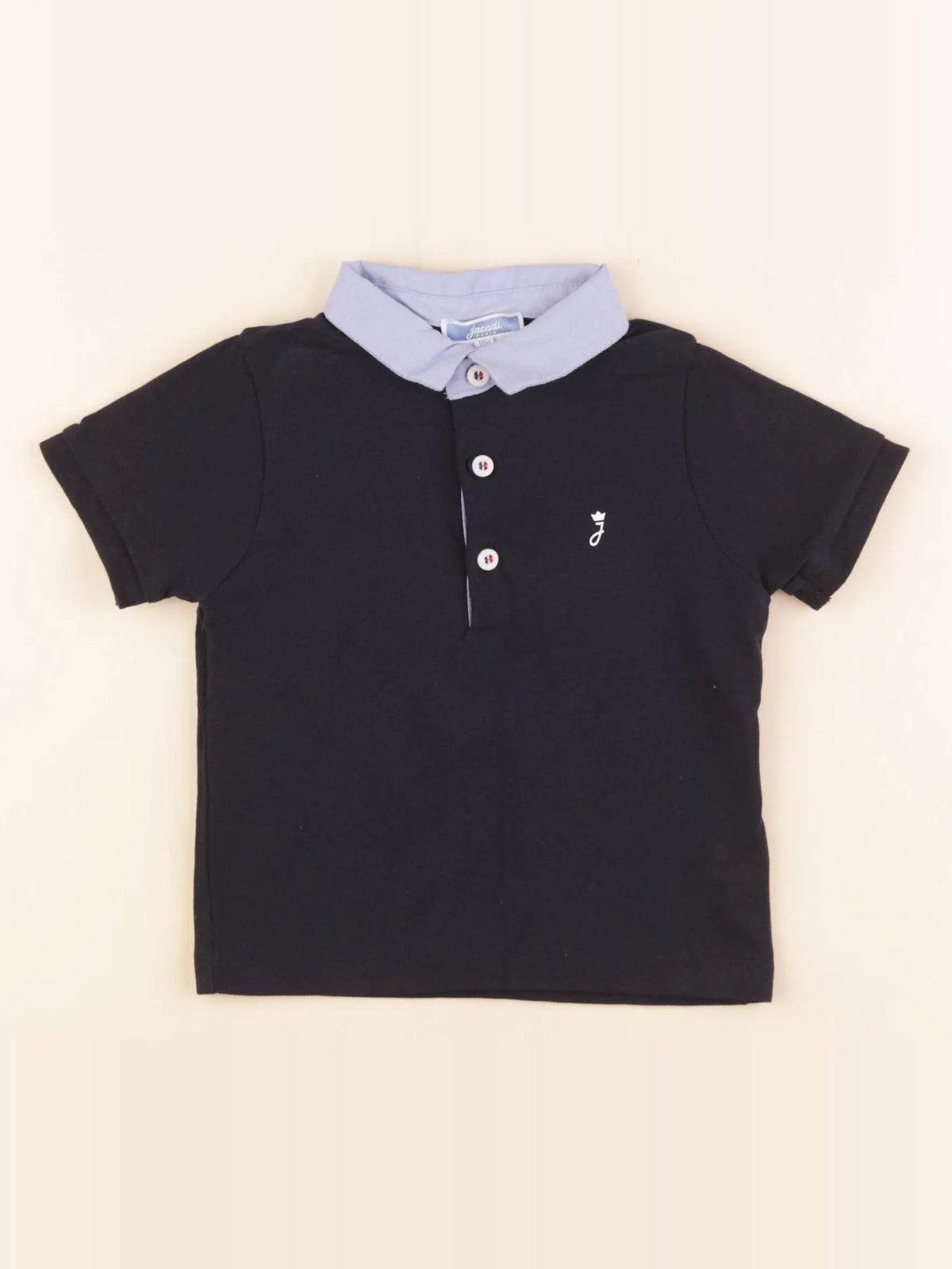 Jacadi - polo bleu - 18 mois